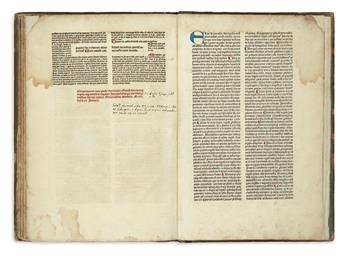 INCUNABULA  CLEMENS V, Pope. Constitutiones.  1482